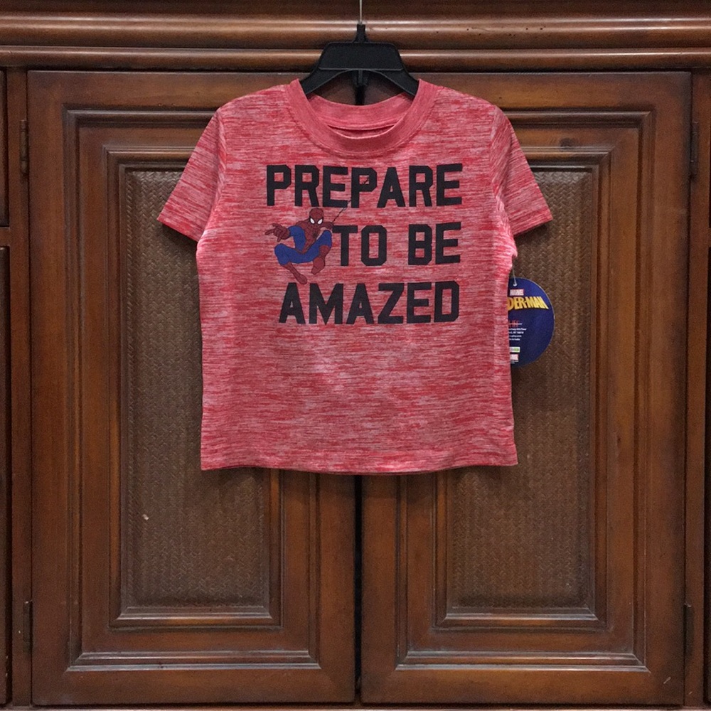 💙 SPIDER MAN 💙 COLLECTION SUPER CUTE RED AND WHITE COLOR KIDS T - SHIRT .